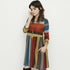 Multi Color Mini Dress mustard/burgundy S by EG fashion | Fleurcouture