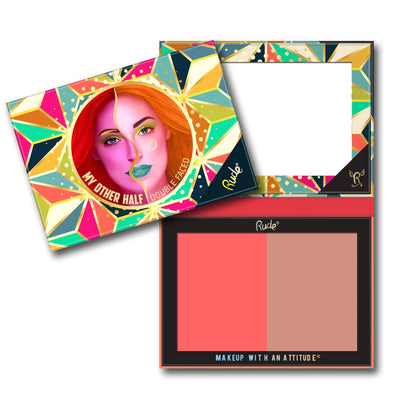 My Other Half Duo Shade Face Palette Double Faced Face Palettes by Rude Cosmetics | Fleurcouture