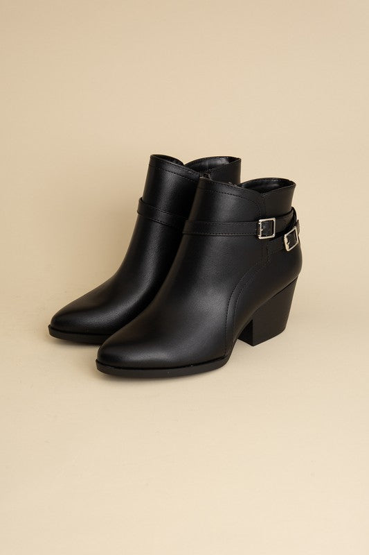 Nadine Ankle Buckle Boots by Fortune Dynamic | Fleurcouture