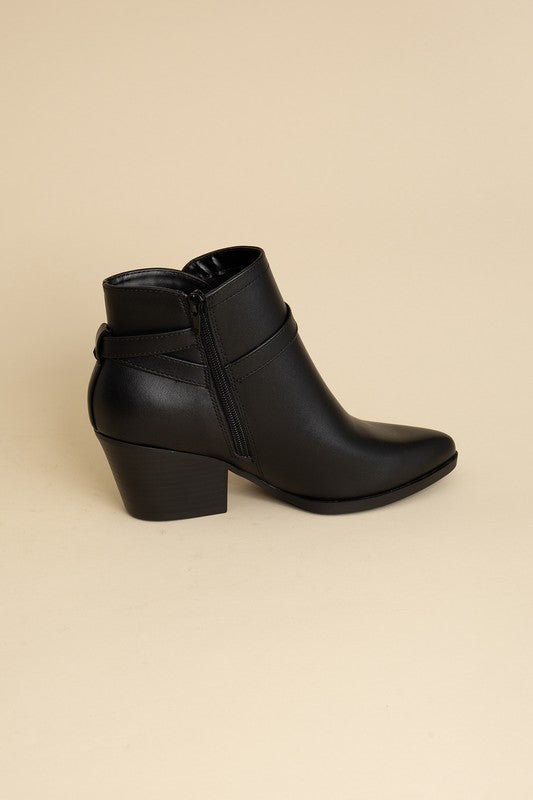 Nadine Ankle Buckle Boots by Fortune Dynamic | Fleurcouture