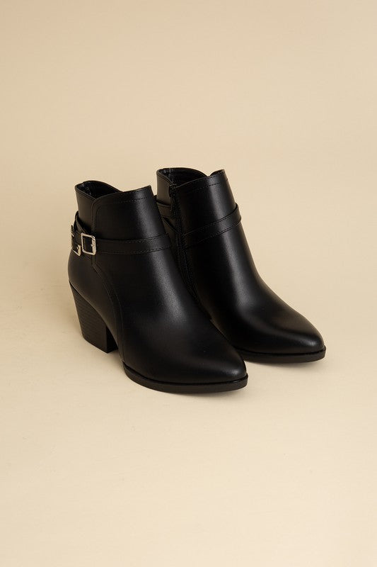 Nadine Ankle Buckle Boots by Fortune Dynamic | Fleurcouture