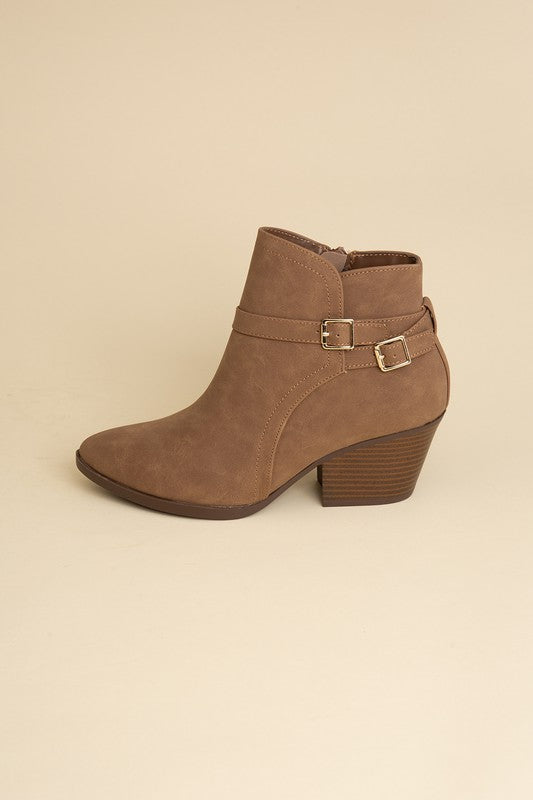 Nadine Ankle Buckle Boots by Fortune Dynamic | Fleurcouture