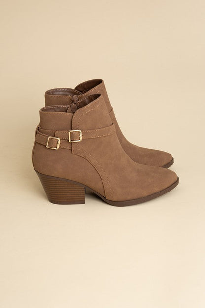 Nadine Ankle Buckle Boots by Fortune Dynamic | Fleurcouture