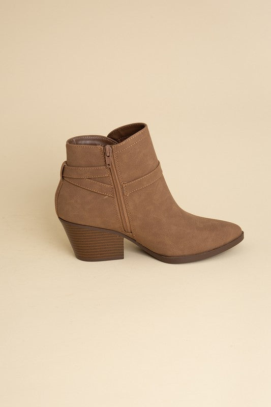 Nadine Ankle Buckle Boots by Fortune Dynamic | Fleurcouture