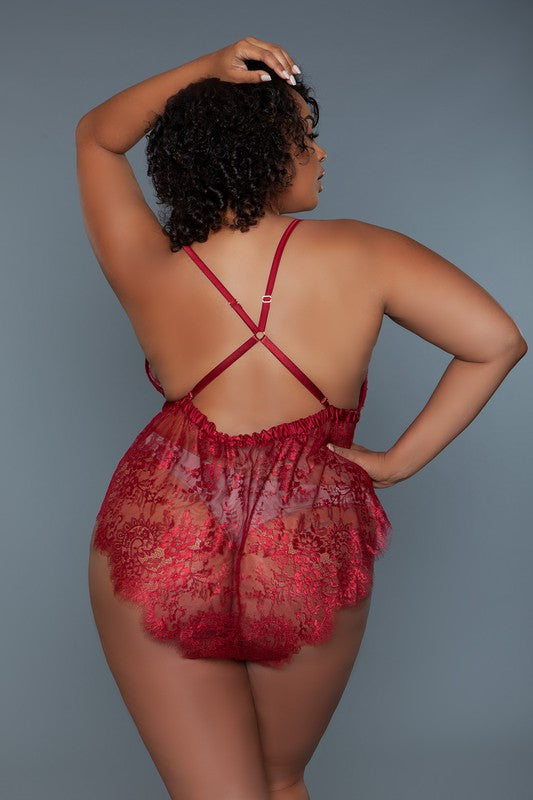 Nancy Teddy Red by BE WICKED | Fleurcouture