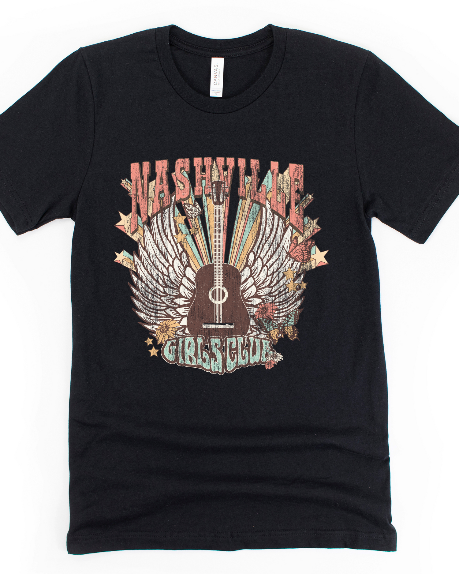 NASHVILLE GIRLS CLUB TEE(BELLA CANVAS) by LL | Fleurcouture