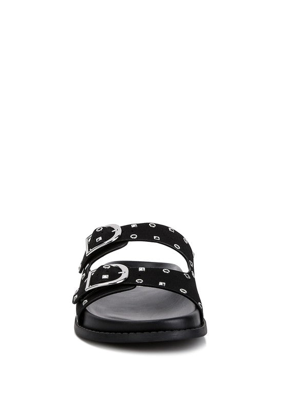 Natalya Lenny Embellished Sandals by Rag Company | Fleurcouture