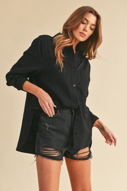 Nattie Shirt S by Aemi + Co | Fleurcouture