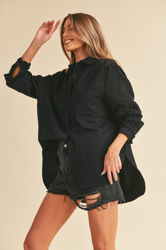 Nattie Shirt S by Aemi + Co | Fleurcouture