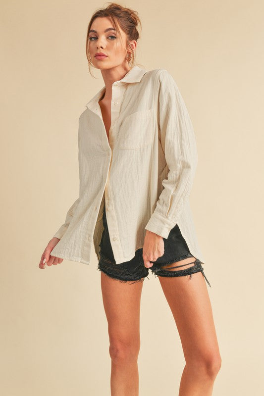 Nattie Shirt S by Aemi + Co | Fleurcouture