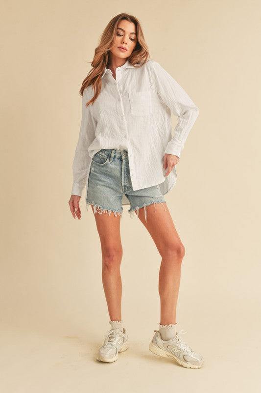 Nattie Shirt S by Aemi + Co | Fleurcouture