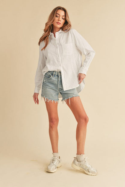 Nattie Shirt S by Aemi + Co | Fleurcouture