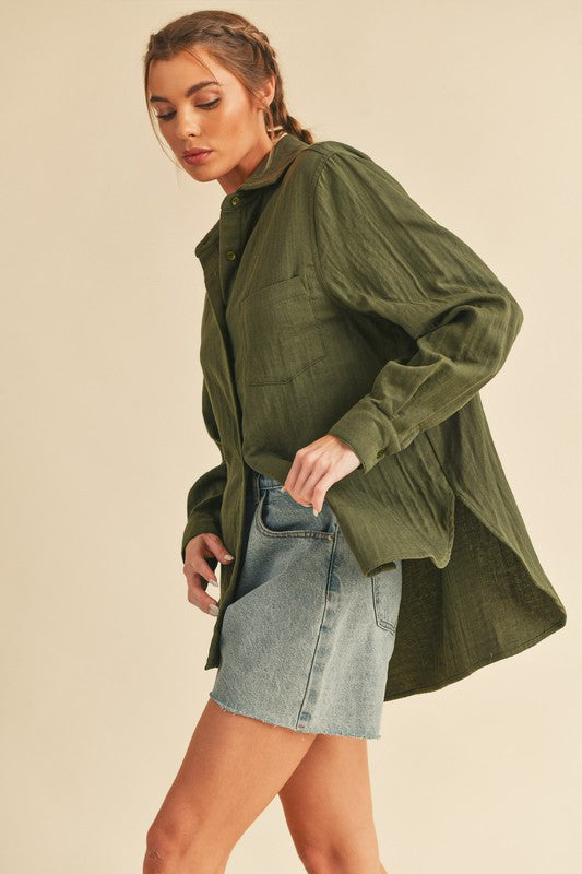 Nattie Shirt S by Aemi + Co | Fleurcouture