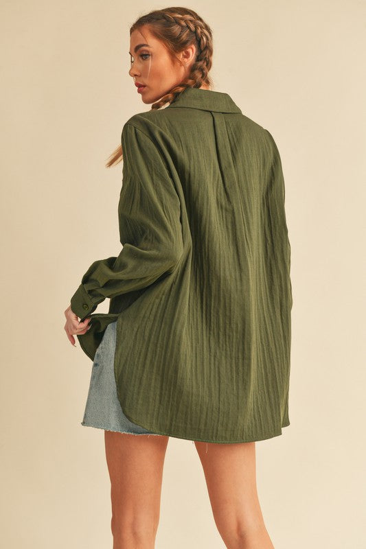 Nattie Shirt S by Aemi + Co | Fleurcouture