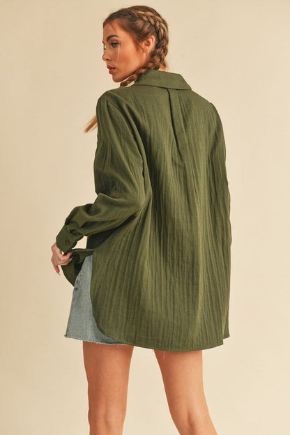 Nattie Shirt S by Aemi + Co | Fleurcouture
