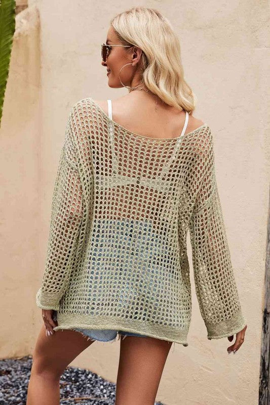Natty Openwork Cover-up OS by ClaudiaG Apparel | Fleurcouture