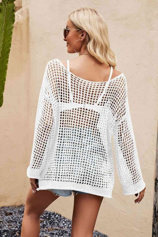 Natty Openwork Cover-up OS by ClaudiaG Apparel | Fleurcouture