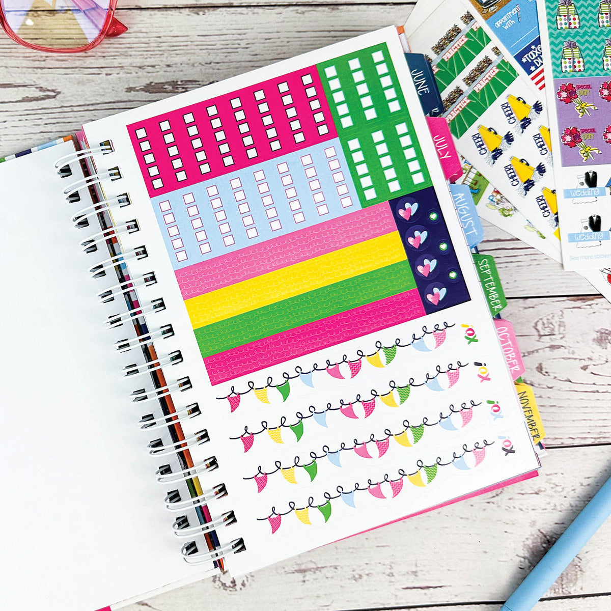 NEW! 2024-25 Reminder Binder® Planner | July 2024 - December 2025 Planner by DAS | Fleurcouture