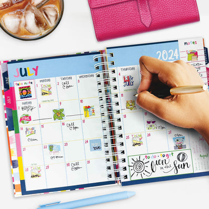 NEW! 2024-25 Reminder Binder® Planner | July 2024 - December 2025 Planner by DAS | Fleurcouture