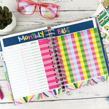 NEW! 2024-25 Reminder Binder® Planner | July 2024 - December 2025 Planner by DAS | Fleurcouture