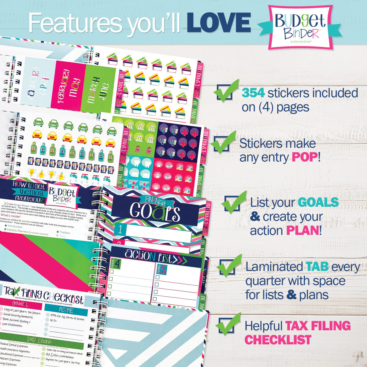 NEW! Budgeting Bundle | Budget Binder™ Planner + Accessories by Denise Albright® | Fleurcouture