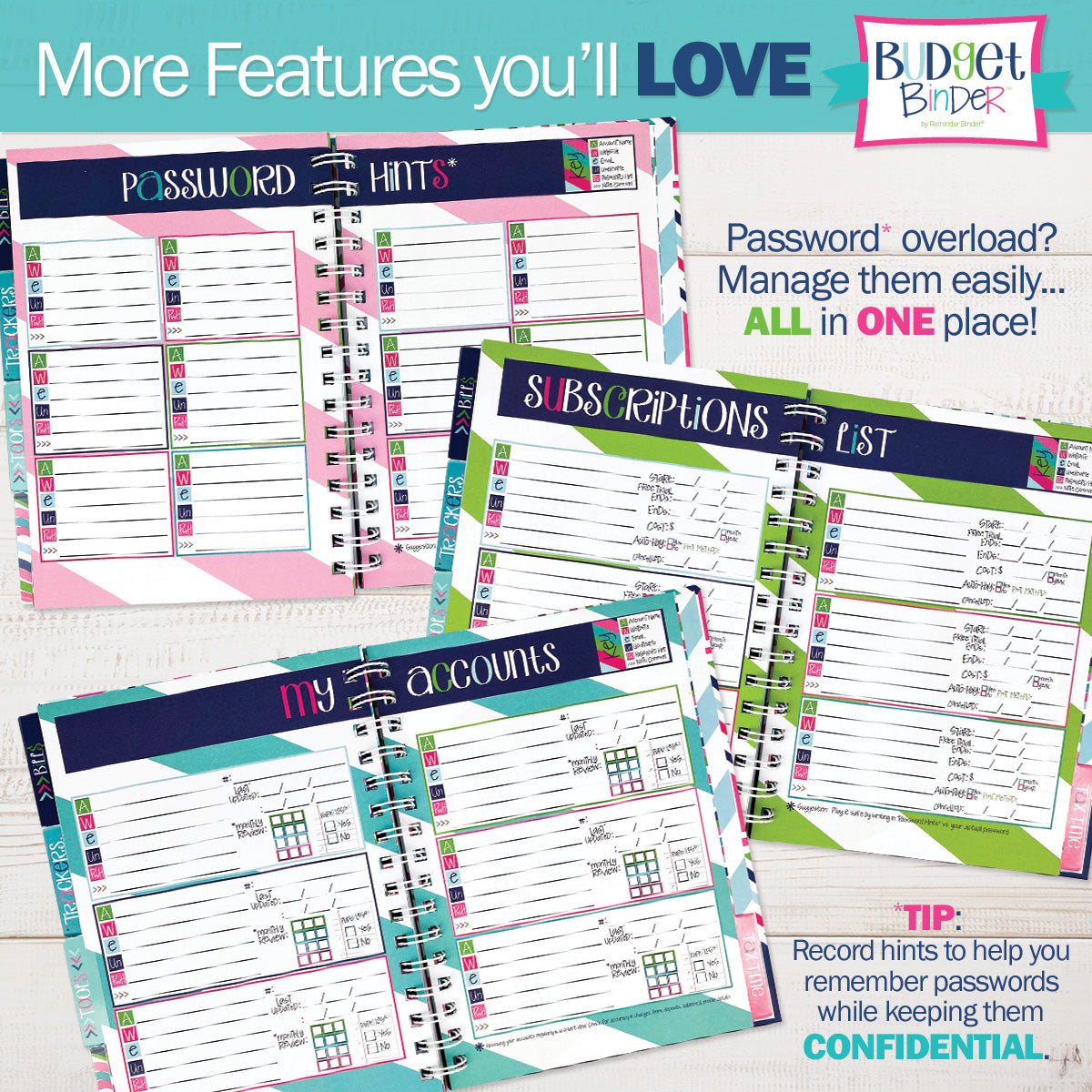 NEW! Budgeting Bundle | Budget Binder™ Planner + Accessories by Denise Albright® | Fleurcouture