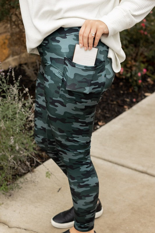 NEW Camo 2.0 Leggings Camo by Julia Rose | Fleurcouture