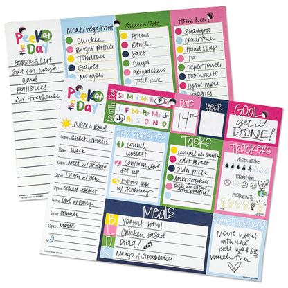 NEW! Peek at the Day™ Daily Planner Pad | All Bright &amp; Cheery Pads by DAS | Fleurcouture