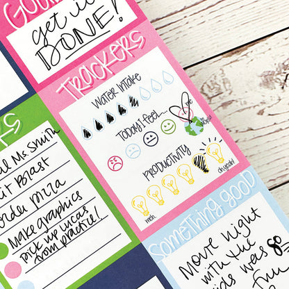 NEW! Peek at the Day™ Daily Planner Pad | All Bright &amp; Cheery Pads by DAS | Fleurcouture