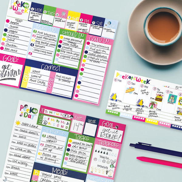 NEW! Plan Your Way Bundle | Daily & Weekly Planner Pads Pads by DAS | Fleurcouture