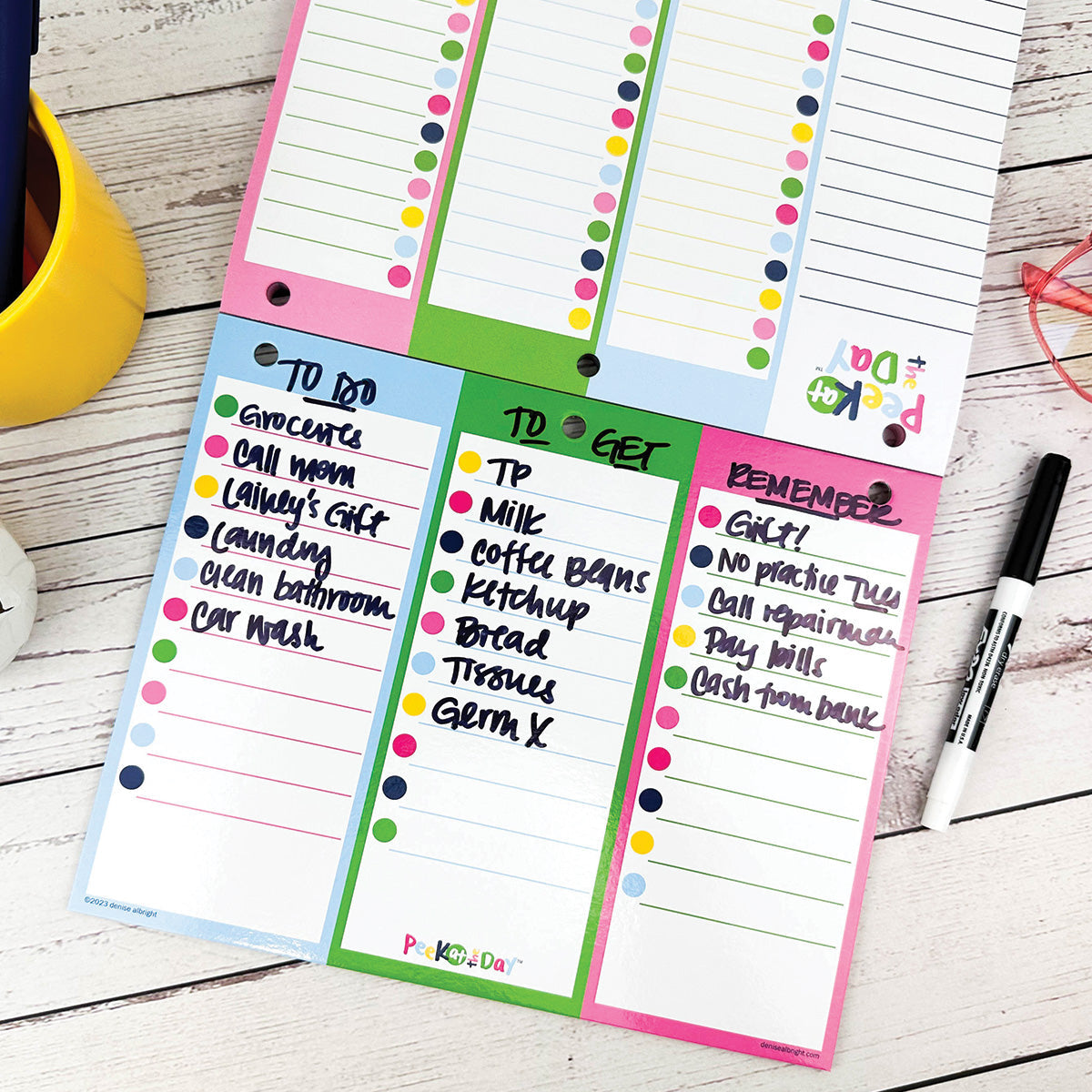 NEW! Plan Your Way Bundle | Daily &amp; Weekly Planner Pads Pads by DAS | Fleurcouture