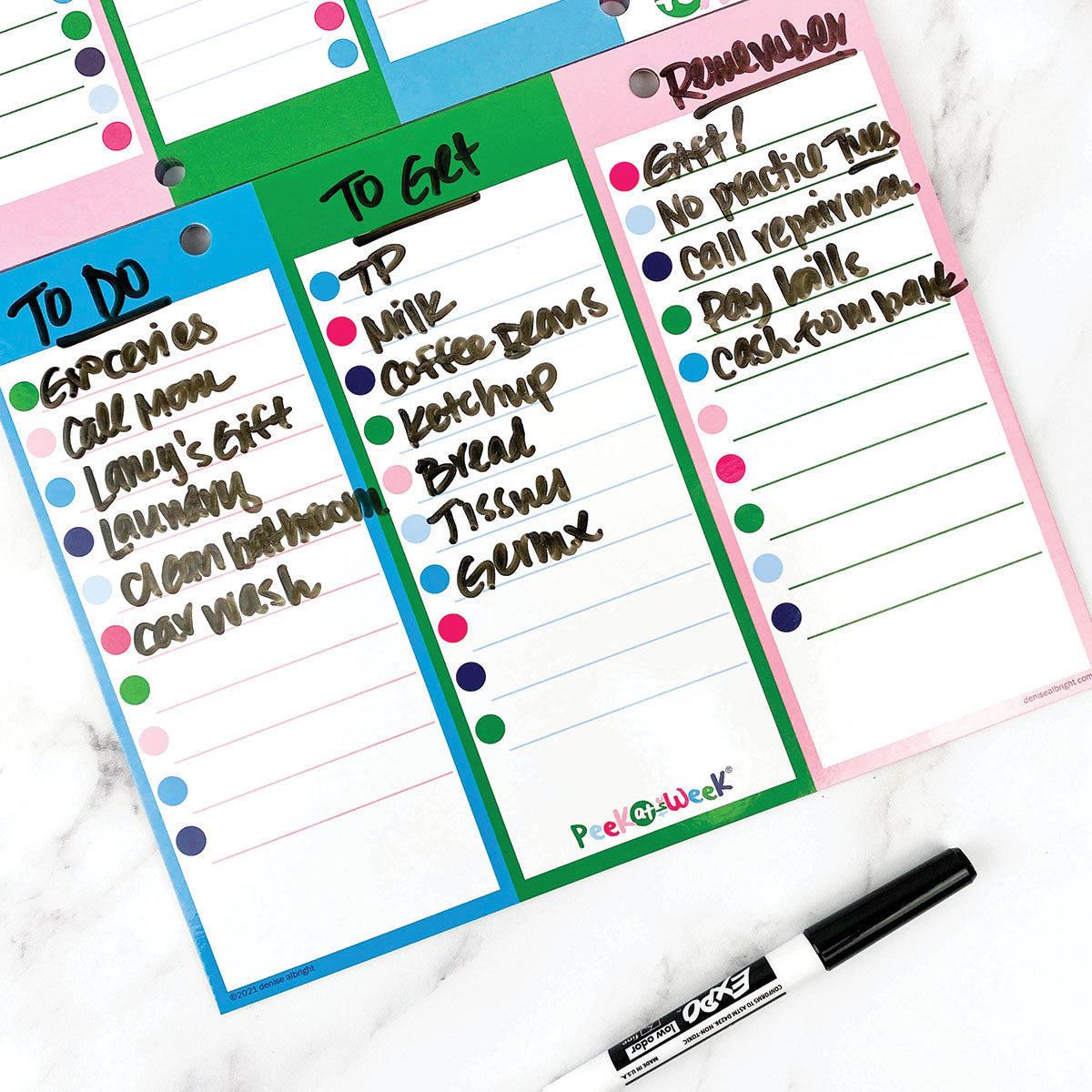 NEW! Plan Your Way Bundle | Daily &amp; Weekly Planner Pads Pads by DAS | Fleurcouture