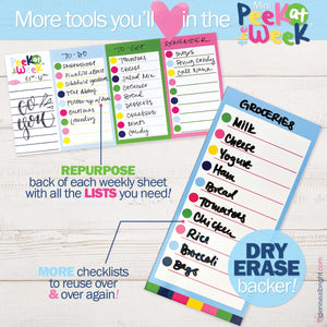 NEW! Plan Your Way Bundle | Daily & Weekly Planner Pads Pads by DAS | Fleurcouture