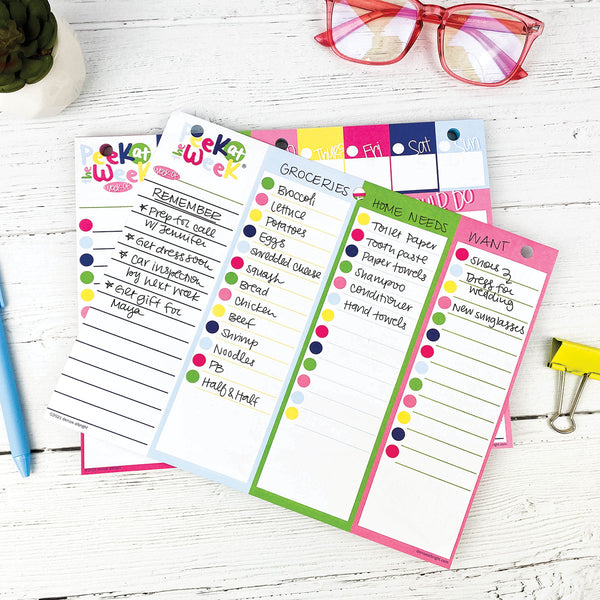 NEW! Plan Your Way Bundle | Daily & Weekly Planner Pads Pads by DAS | Fleurcouture
