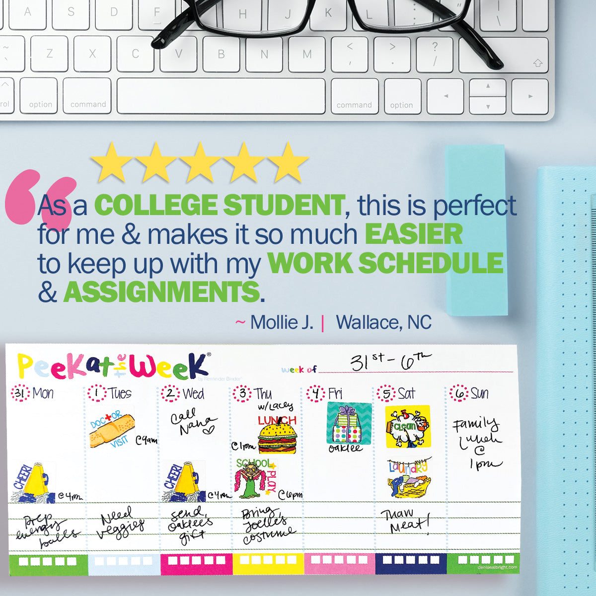 NEW! Plan Your Way Bundle | Daily & Weekly Planner Pads Pads by DAS | Fleurcouture