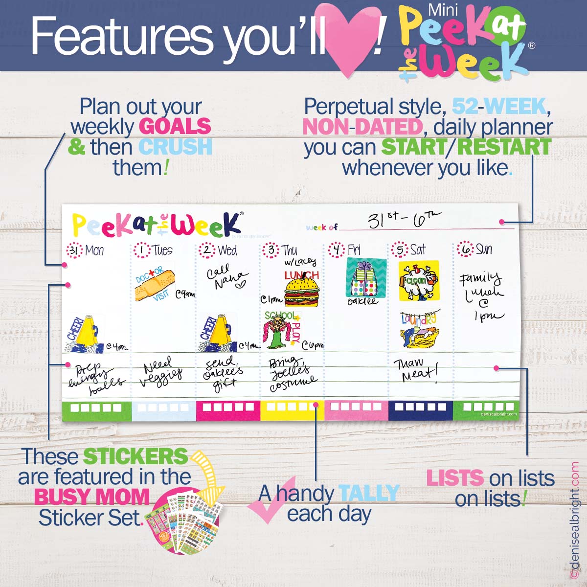 NEW! Plan Your Way Bundle | Daily & Weekly Planner Pads Pads by DAS | Fleurcouture