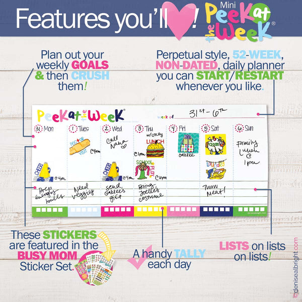NEW! Plan Your Way Bundle | Daily & Weekly Planner Pads Pads by DAS | Fleurcouture