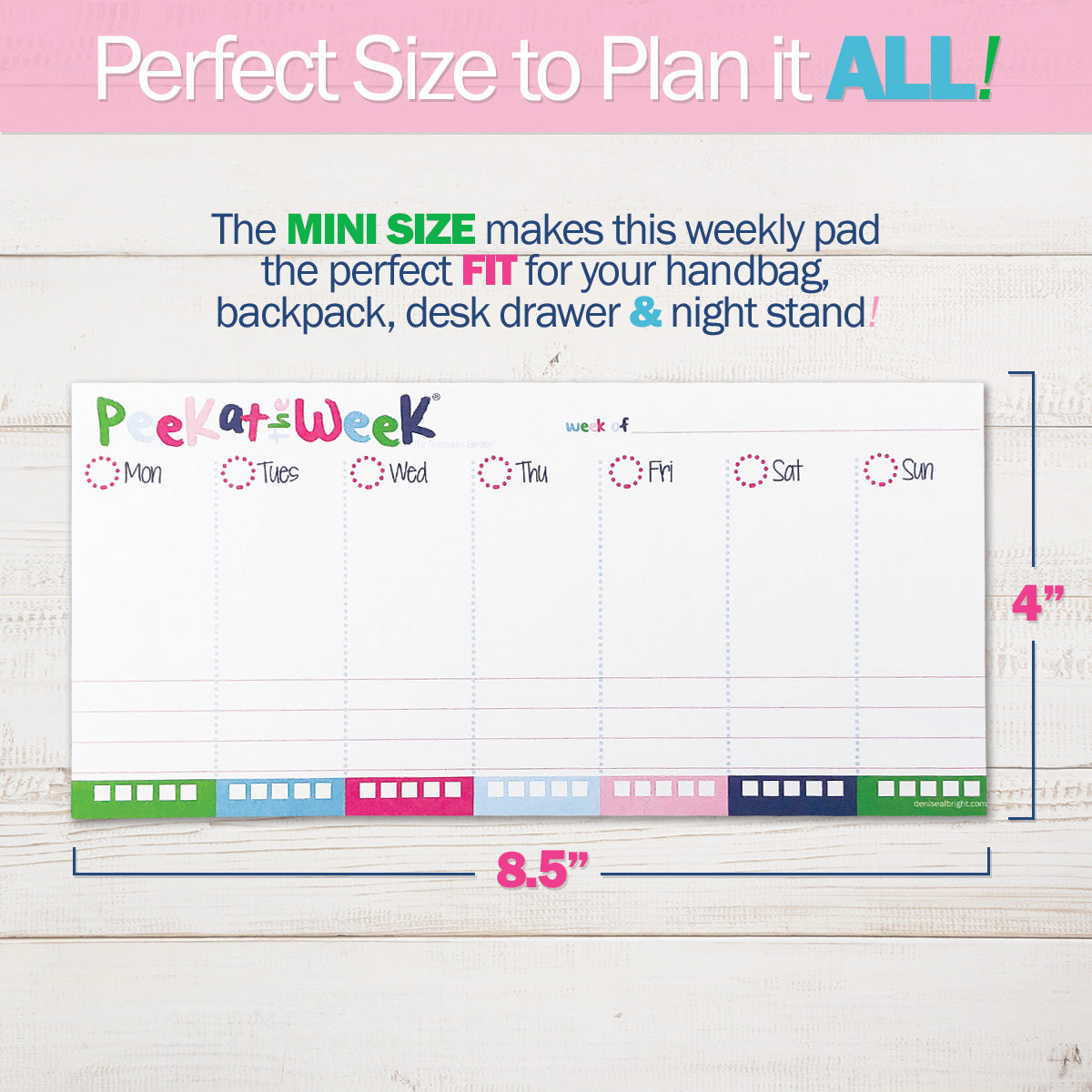 NEW! Plan Your Way Bundle | Daily &amp; Weekly Planner Pads Pads by DAS | Fleurcouture