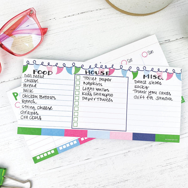 NEW! Plan Your Way Bundle | Daily & Weekly Planner Pads Pads by DAS | Fleurcouture