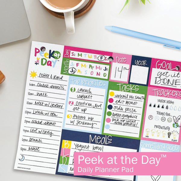 NEW! Plan Your Way Bundle | Daily & Weekly Planner Pads Pads by DAS | Fleurcouture