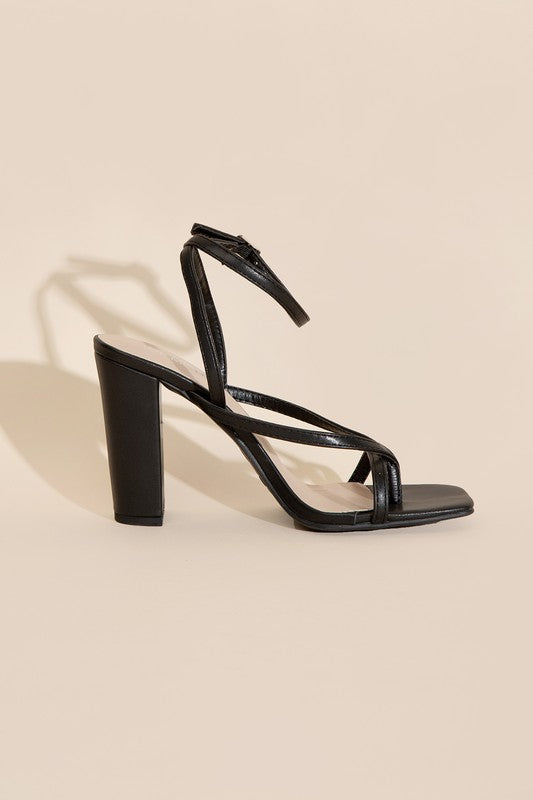 NILE-5 Thong Strappy Heels by Top Guy Footwear | Fleurcouture