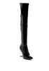 NOIRE THIGH HIGH LONG BOOTS IN PATENT PU Black 5 by Rag Company | Fleurcouture