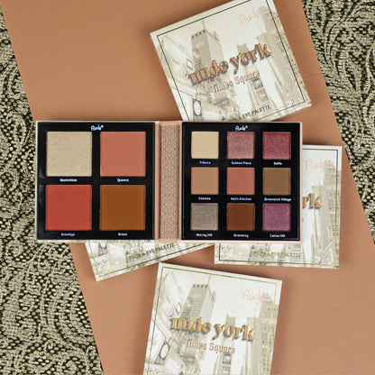 Nude York Face and Eye Palette Face Palettes by Rude Cosmetics | Fleurcouture