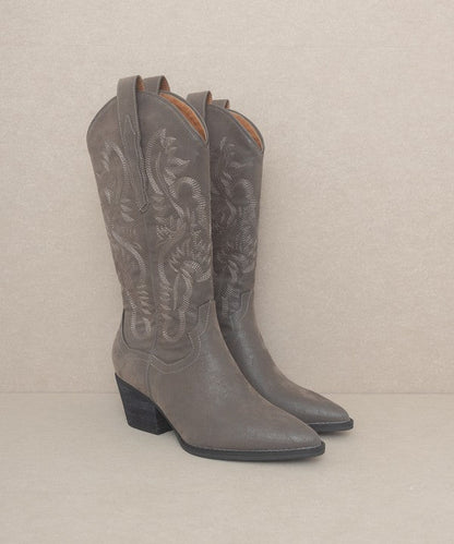 Oasis Society Amaya - Classic Western Boot by Oasis Society | Fleurcouture