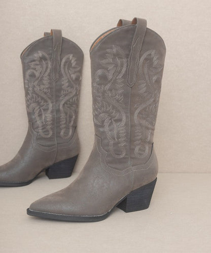 Oasis Society Amaya - Classic Western Boot by Oasis Society | Fleurcouture