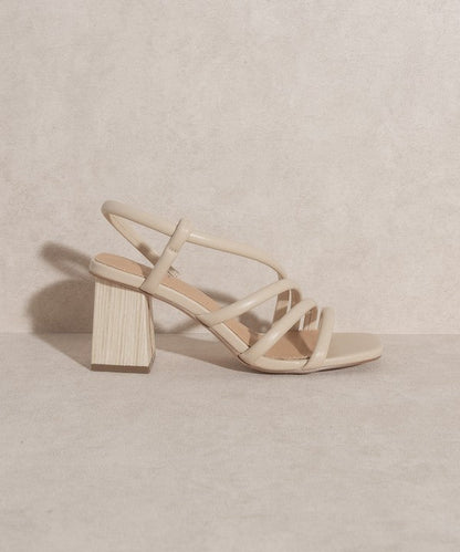 OASIS SOCIETY Ashley - Wooden Heel Sandal by Oasis Society | Fleurcouture