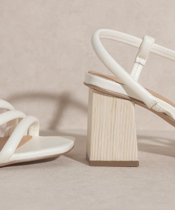 OASIS SOCIETY Ashley - Wooden Heel Sandal by Oasis Society | Fleurcouture