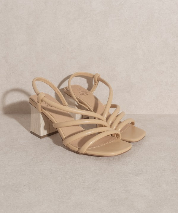 OASIS SOCIETY Ashley - Wooden Heel Sandal by Oasis Society | Fleurcouture