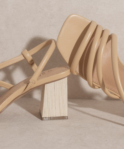 OASIS SOCIETY Ashley - Wooden Heel Sandal by Oasis Society | Fleurcouture