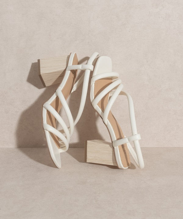 OASIS SOCIETY Ashley - Wooden Heel Sandal by Oasis Society | Fleurcouture